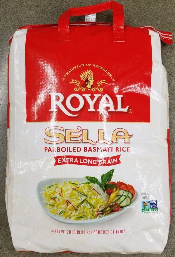 Royal sela parboiled basmati rice 10 lbs